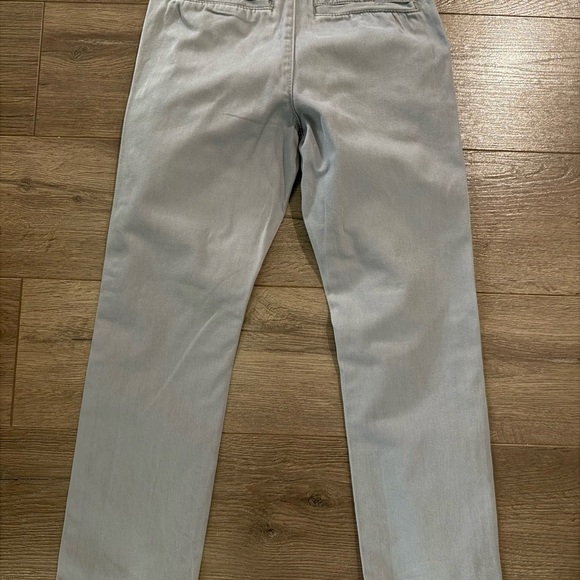 Boys size 7 casual cotton pants in medium gray - Picture 3 of 3